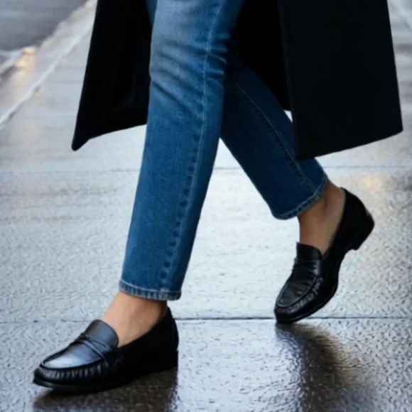 SAS Black Leather Classic Loafers Tripad Comfort Size 7 - Picture 3 of 12